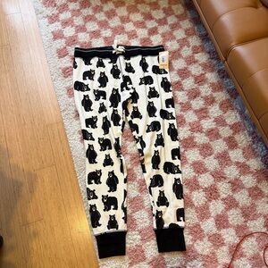 Lazy One Black and White Pajama Pants